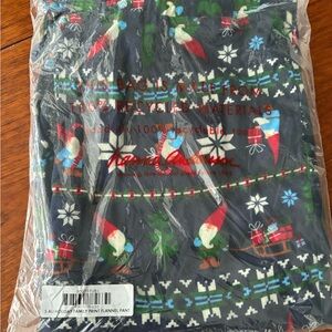 Unisex - Hanna Andersson - Gnome Sweet Gnome Adult Flannel Pajama Pant Size L.